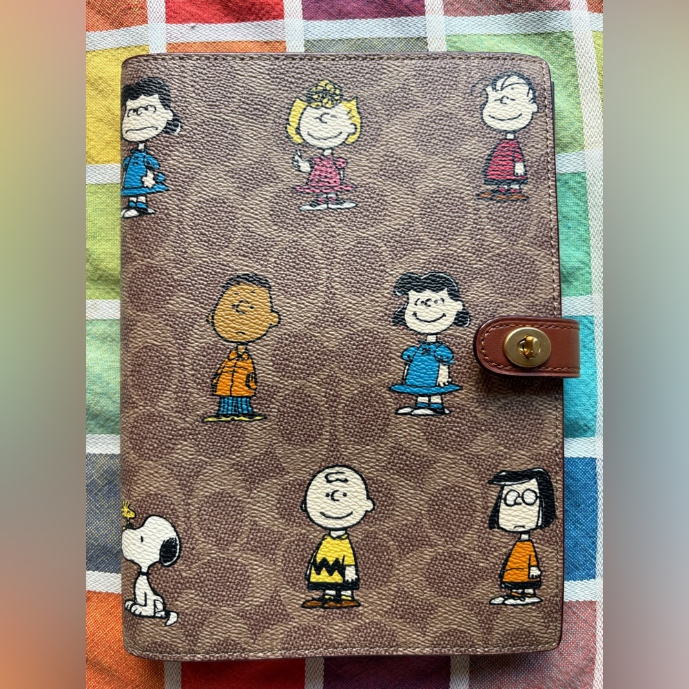๐ถ๐๐ถ COACH X PEANUTS NOTEBOOK IN SIGNATURE CANVAS ๐ถ๐๐ถ NWT ๐ถ๐๐ถ - Picture 9 of 15